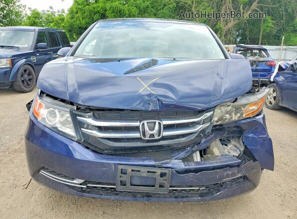 5FNRL5H61HB501948 2017 HONDA ODYSSEY Blue Դիմացի տեսք