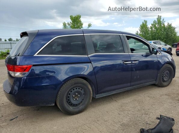 5FNRL5H61HB501948 2017 HONDA ODYSSEY Blue Հետևի աջ