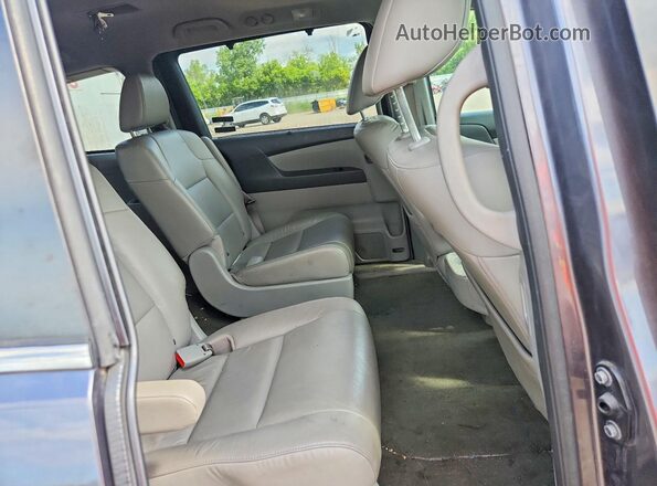 5FNRL5H62GB063939 2016 HONDA ODYSSEY Gray უკანა სალონის ხედი
