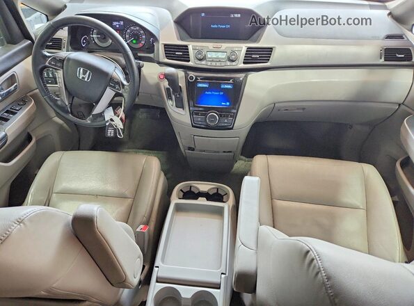 5FNRL5H62HB016038 2017 HONDA ODYSSEY Black Առջևի վահանակի տեսք