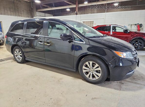 5FNRL5H62HB016038 2017 HONDA ODYSSEY Black Առջևի աջ