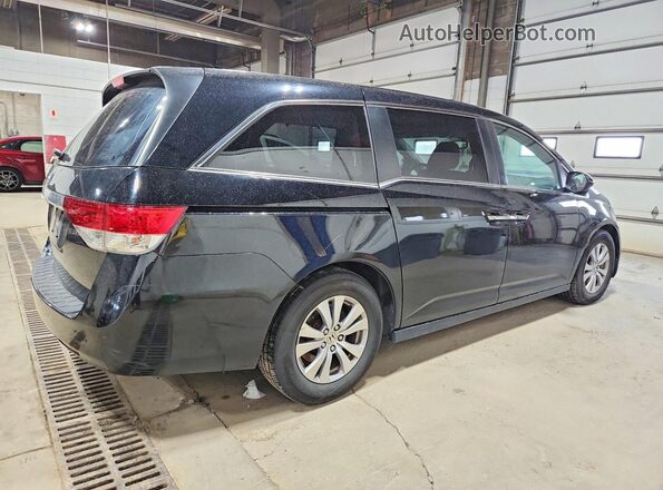 5FNRL5H62HB016038 2017 HONDA ODYSSEY Black Հետևի աջ