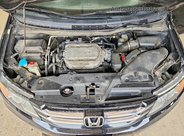 5FNRL5H62HB016038 2017 HONDA ODYSSEY Black Շարժիչի բաժամունքի տեսք