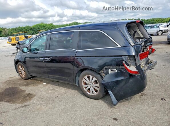 5FNRL5H63GB013471 2016 HONDA ODYSSEY Black Հետևի ձախ