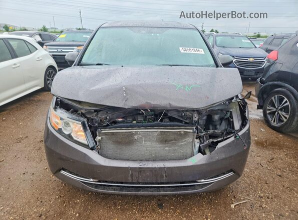 5FNRL5H63GB020436 2016 HONDA ODYSSEY Silver Front view