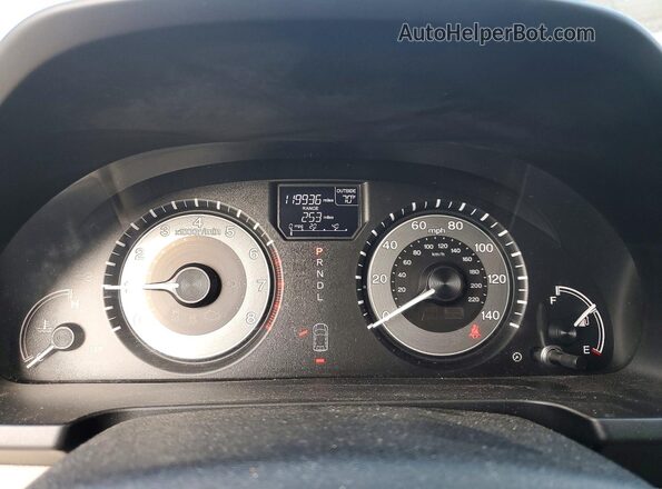 5FNRL5H63GB065649 2016 HONDA ODYSSEY White Widok zestawu wskaźników