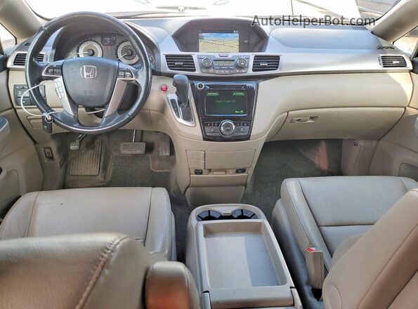 5FNRL5H63GB065649 2016 HONDA ODYSSEY White Widok deski rozdzielczej