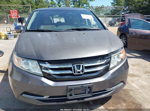 5FNRL5H63HB000091 2017 HONDA ODYSSEY Black Вид задньої частини салону