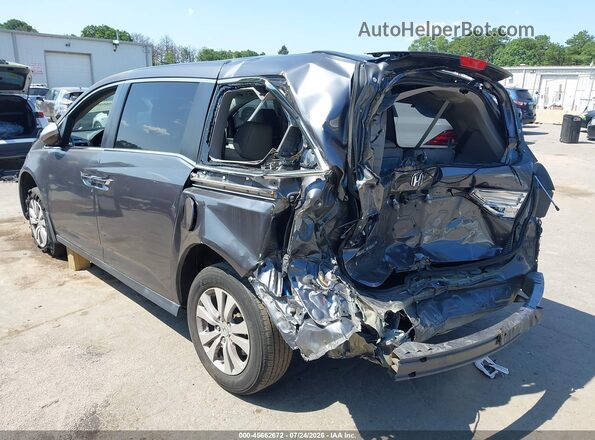 5FNRL5H63HB000091 2017 HONDA ODYSSEY Black Вид спереду