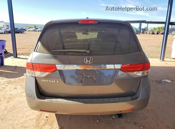 5FNRL5H63HB022186 2017 HONDA ODYSSEY Gray Rear view