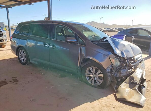 5FNRL5H63HB022186 2017 HONDA ODYSSEY Gray Front right