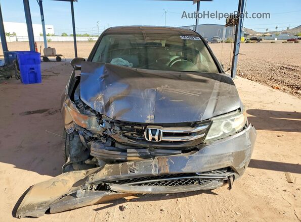 5FNRL5H63HB022186 2017 HONDA ODYSSEY Gray Front view