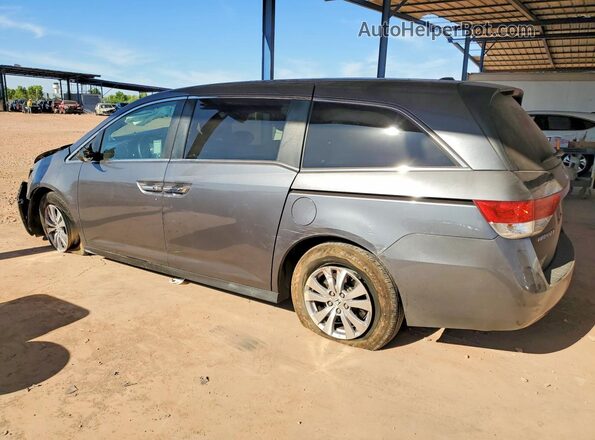 5FNRL5H63HB022186 2017 HONDA ODYSSEY Gray Rear left