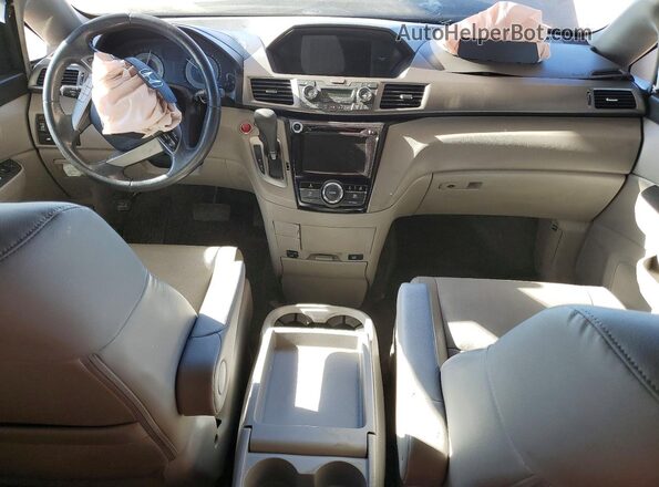 5FNRL5H63HB022186 2017 HONDA ODYSSEY Gray Dashboard view