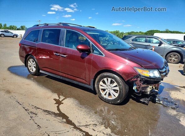 5FNRL5H64GB036466 2016 HONDA ODYSSEY Burgundy Przód prawy