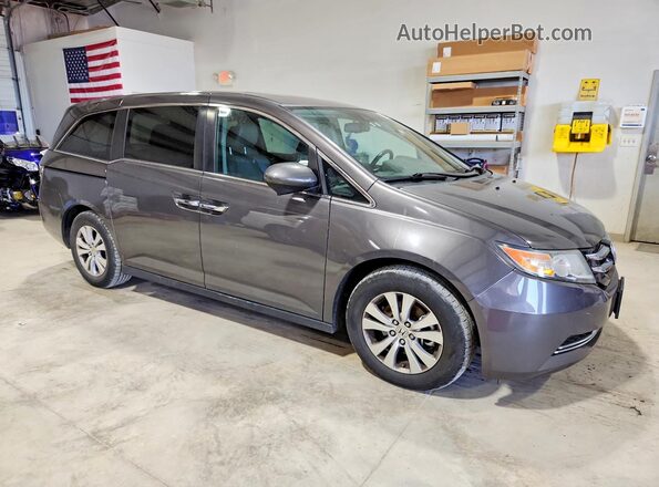 5FNRL5H64GB057558 2016 HONDA ODYSSEY Серый Передняя правая четверть