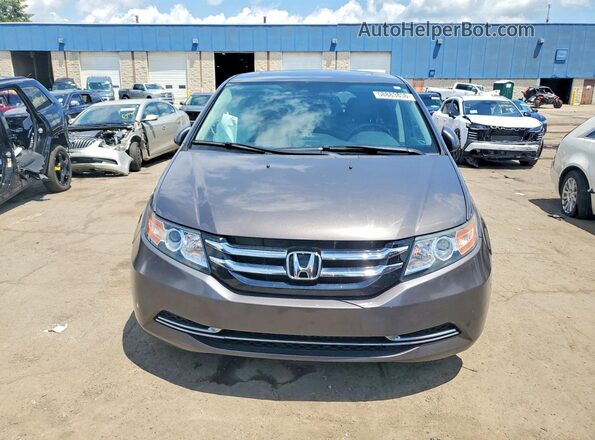 5FNRL5H64GB067426 2016 HONDA ODYSSEY Gray Vista frontal