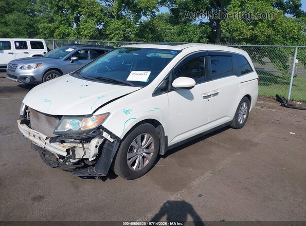 5FNRL5H64GB067717 2016 HONDA ODYSSEY White Vista tres cuartos delantera izquierda