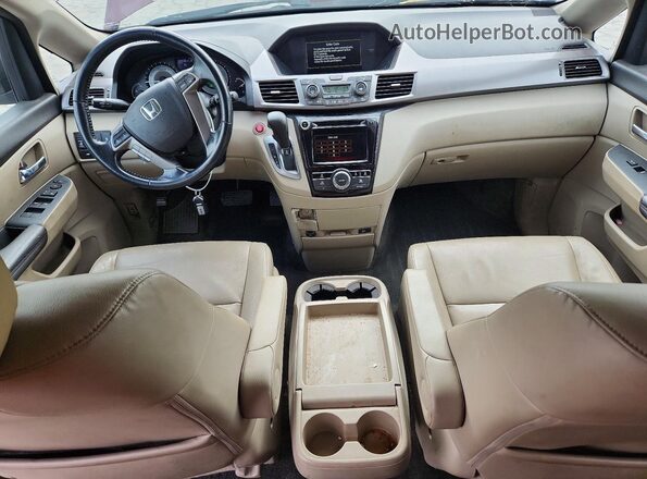 5FNRL5H64GB068415 2016 HONDA ODYSSEY Maroon Առջևի վահանակի տեսք