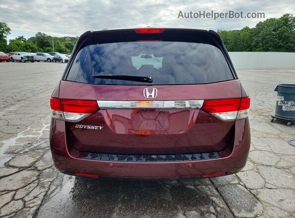 5FNRL5H64GB068415 2016 HONDA ODYSSEY Maroon Հետևի տեսք