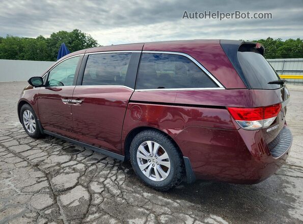 5FNRL5H64GB068415 2016 HONDA ODYSSEY Maroon Հետևի ձախ