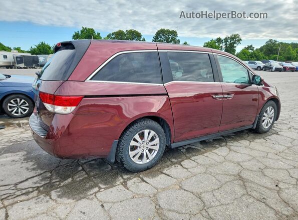 5FNRL5H64GB068415 2016 HONDA ODYSSEY Maroon Հետևի աջ