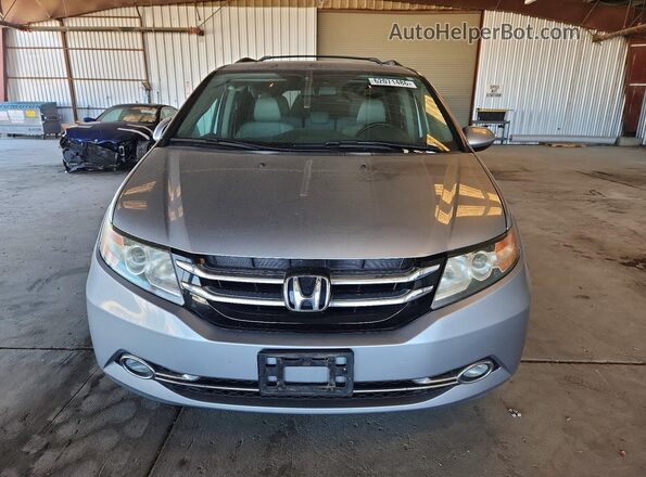 5FNRL5H64GB084209 2016 HONDA ODYSSEY Silver Front view