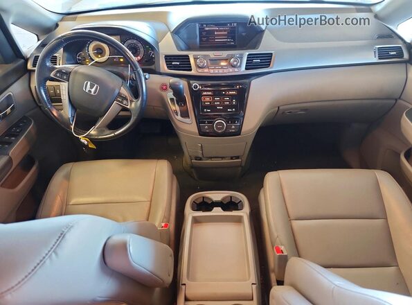 5FNRL5H64GB084209 2016 HONDA ODYSSEY Silver Dashboard view