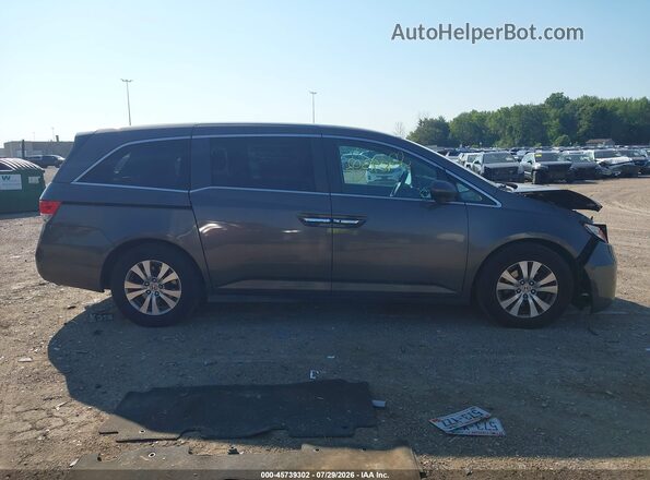5FNRL5H64GB121534 2016 HONDA ODYSSEY Gray Rear interior view
