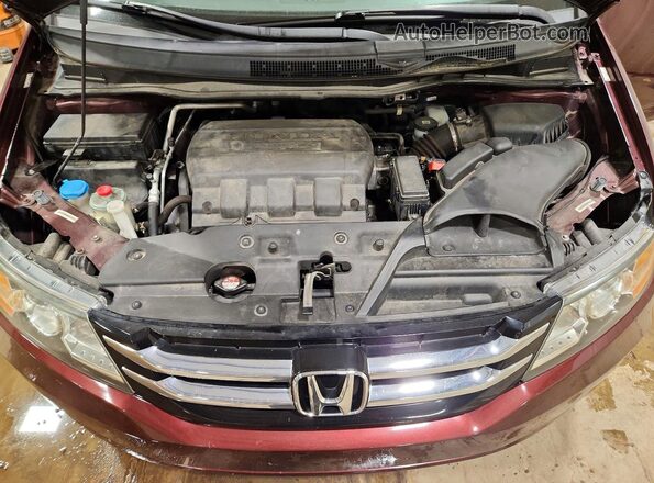 5FNRL5H64GB149768 2016 HONDA ODYSSEY Burgundy Вид підкапотного простору