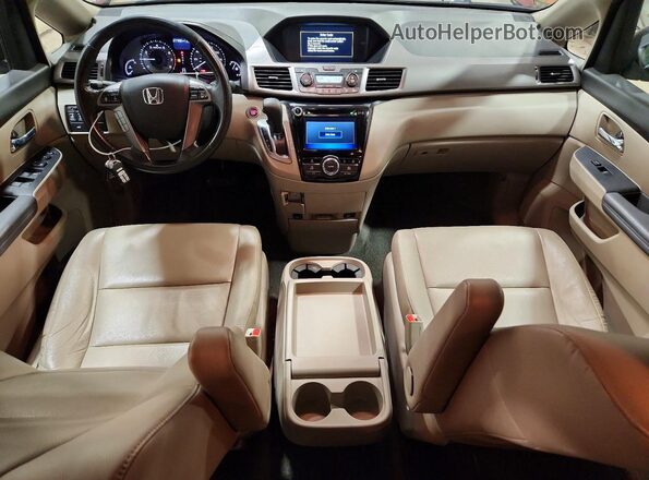 5FNRL5H64GB149768 2016 HONDA ODYSSEY Burgundy Вид панелі приладів