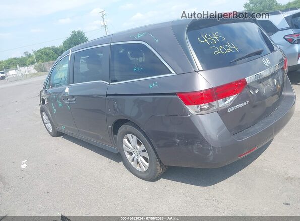 5FNRL5H64HB009625 2017 HONDA ODYSSEY Gray Trasero izquierdo