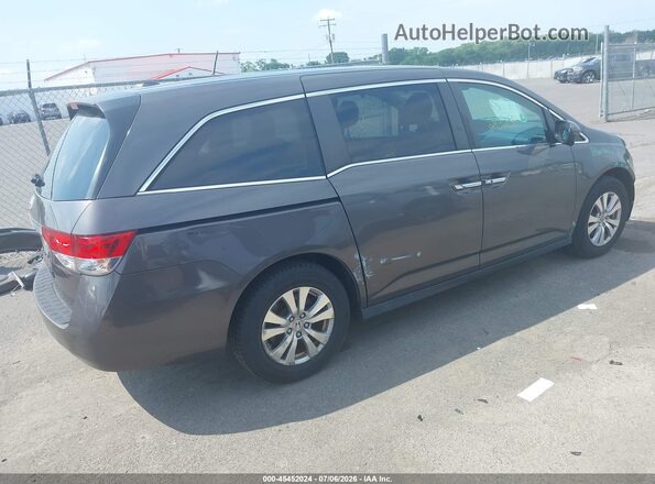 5FNRL5H64HB009625 2017 HONDA ODYSSEY Gray Trasero derecho