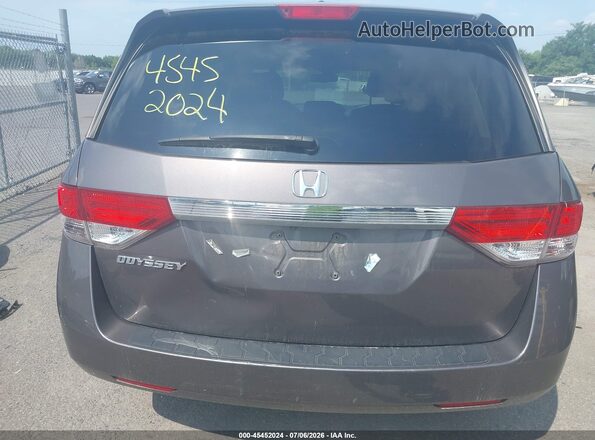 5FNRL5H64HB009625 2017 HONDA ODYSSEY Gray 