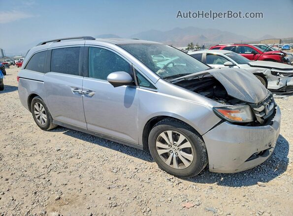 5FNRL5H64HB019474 2017 HONDA ODYSSEY Silver Delantero derecho