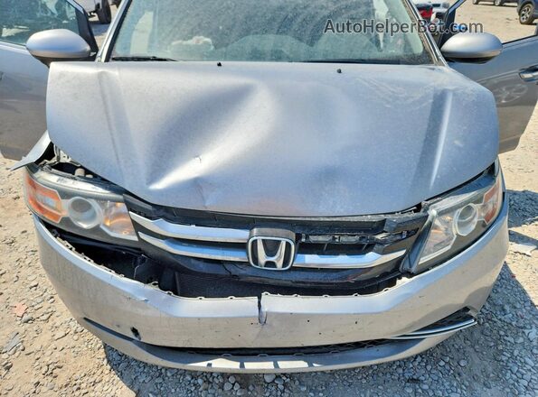 5FNRL5H64HB019474 2017 HONDA ODYSSEY Silver Vista del compartimento del motor