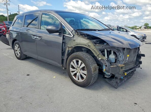 5FNRL5H65GB033818 2016 HONDA ODYSSEY Gray Առջևի աջ