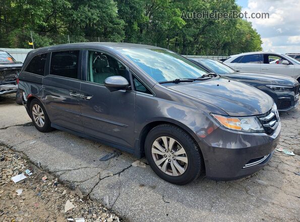 5FNRL5H65GB157183 2016 HONDA ODYSSEY Gray Front right