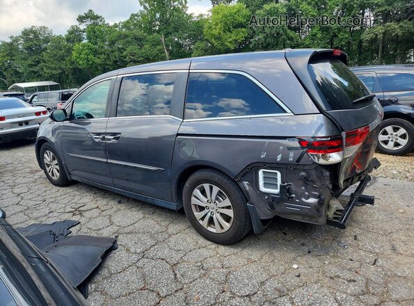 5FNRL5H65GB157183 2016 HONDA ODYSSEY Gray Rear left