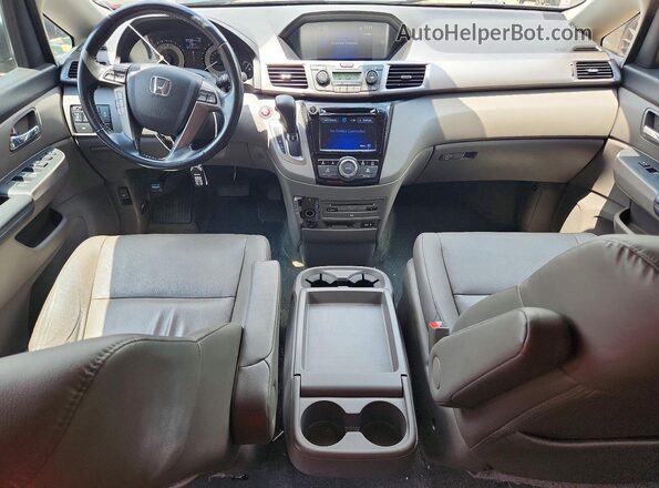 5FNRL5H65GB157183 2016 HONDA ODYSSEY Gray Dashboard view