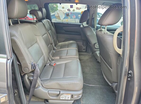 5FNRL5H65GB157183 2016 HONDA ODYSSEY Gray Rear seats view