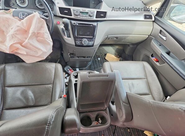 5FNRL5H65HB004238 2017 HONDA ODYSSEY Синий Вид панели приборов