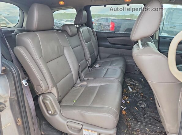 5FNRL5H65HB004238 2017 HONDA ODYSSEY Синий Вид задней части салона