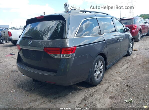 5FNRL5H66GB040776 2016 HONDA ODYSSEY Gray Задня права чверть