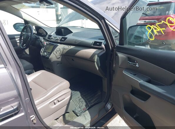 5FNRL5H66GB040776 2016 HONDA ODYSSEY Gray Вид салону спереду