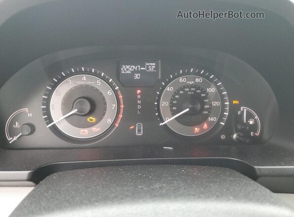 5FNRL5H66GB063121 2016 HONDA ODYSSEY Серый Вид щитка приборов