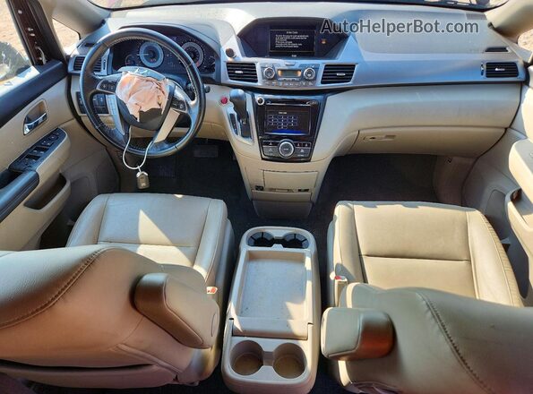 5FNRL5H66GB111166 2016 HONDA ODYSSEY Maroon Widok deski rozdzielczej