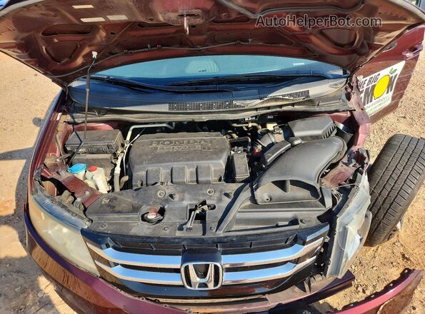 5FNRL5H66GB111166 2016 HONDA ODYSSEY Maroon Widok komory silnika