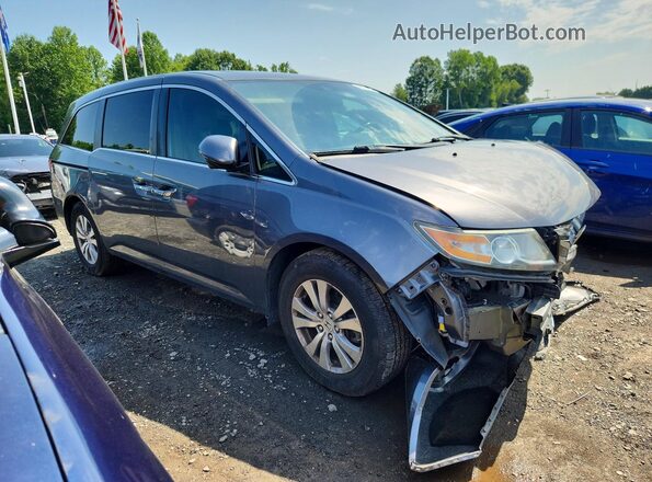 5FNRL5H66HB024210 2017 HONDA ODYSSEY Gray Delantero derecho