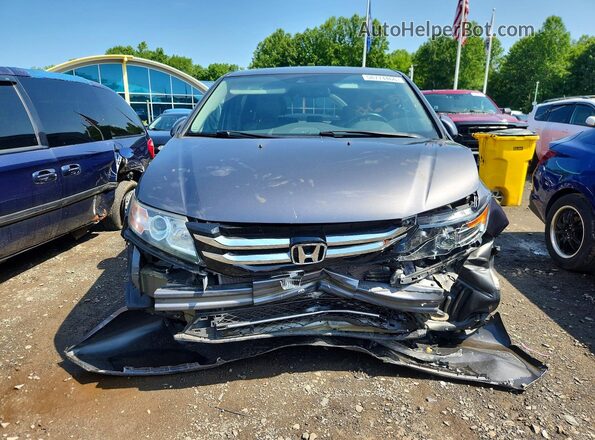 5FNRL5H66HB024210 2017 HONDA ODYSSEY Gray Vista frontal